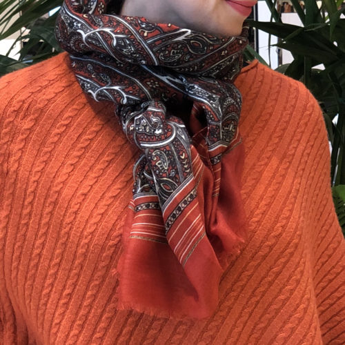 scarf orange